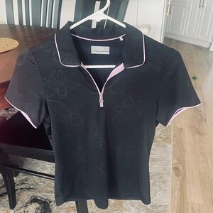 Callaway Women’s Black with Purple Golf Shirt XS